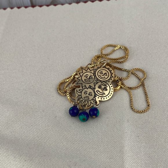 Vintage Fun in the Sun 14 Karat Gold Filled with 16in Gold Filled 925 Necklace - Picture 6 of 8